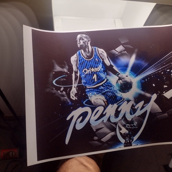 NEW PENNY HARDAWAY ORLANDO VINTAGE NBA 8.5x11 REPRINT ULTRA GLOSSY POSTER BUNDLE - Picture 4 of 16